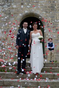 Photographe reportage Mariage Couple Mariés Quéven Morbihan Bretagne