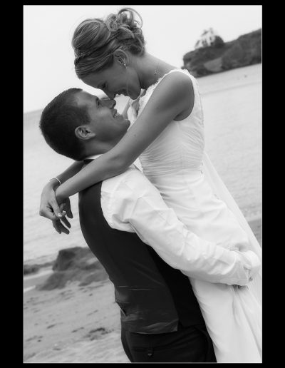 Photographe reportage Mariage Couple Mariés Quéven Morbihan Bretagne